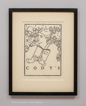 Load image into Gallery viewer, Cody's Books (Linocut)
