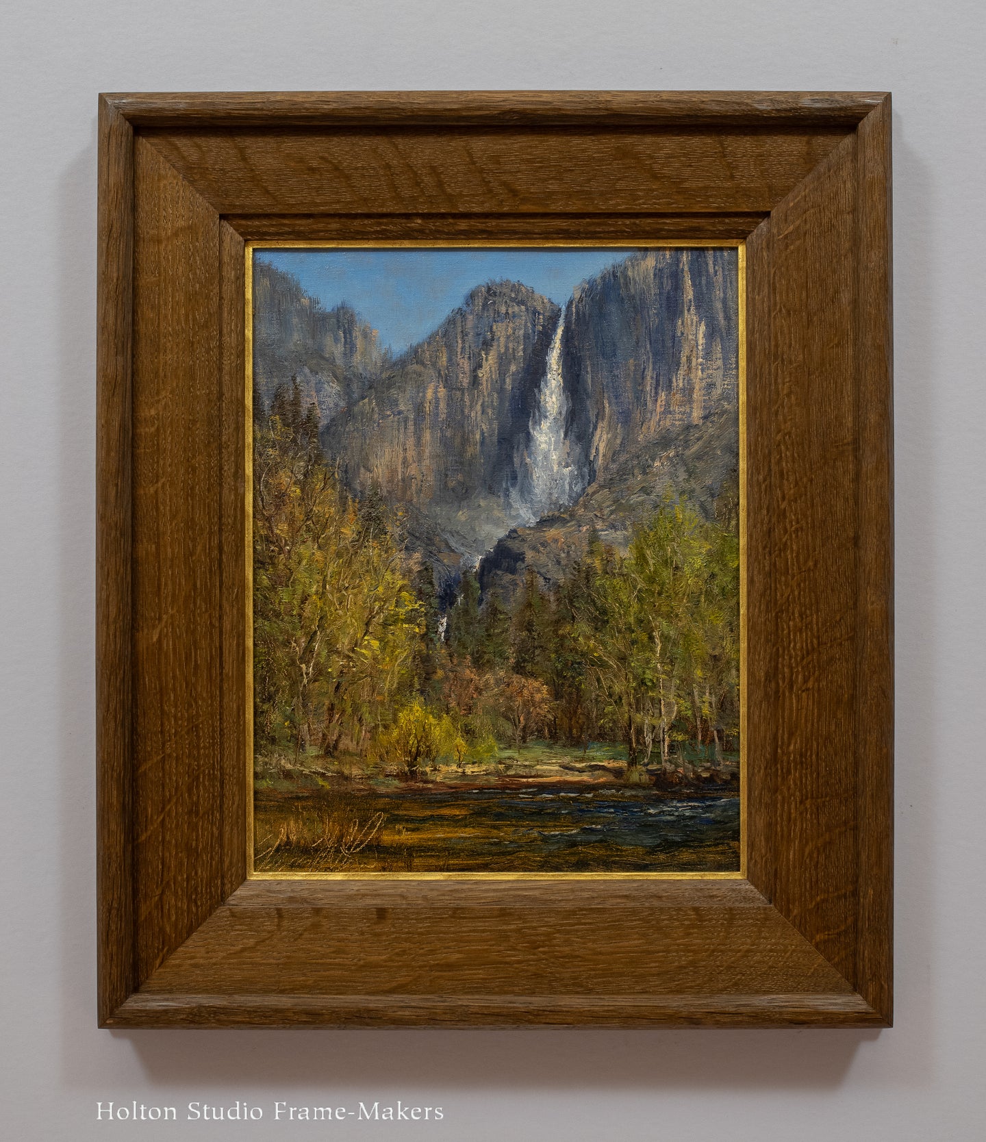 Yosemite Falls Over the Merced River